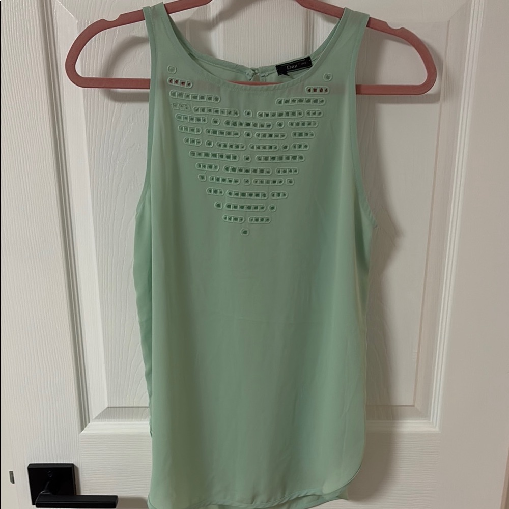 Mint Green Sleeveless Top